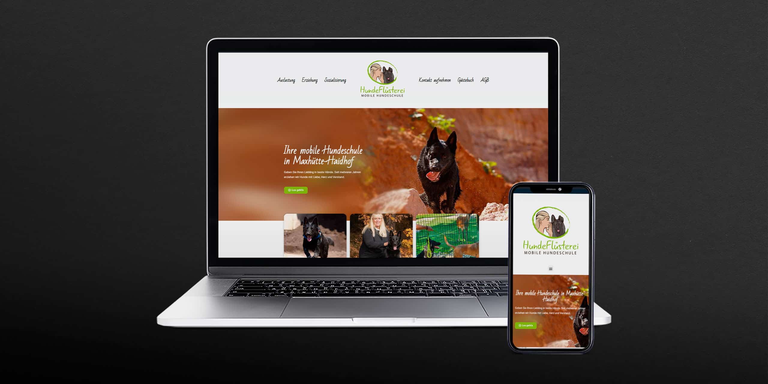 Website für Hundeschule | Design New Limit